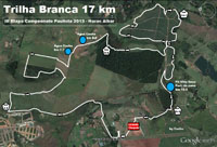 trilha branca